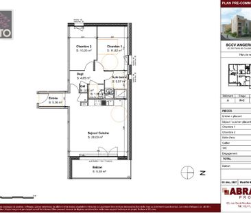 Location Appartement 2 pièces 67m² ANGERS 49100 - Photo 1