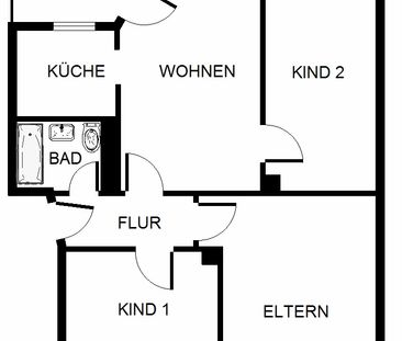 3-Zimmer-Wohnung in Gelsenkirchen Hassel - Photo 1