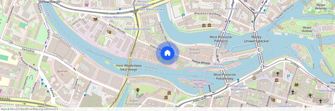 ul. Księcia Witolda, Nadodrze, Śródmieście, Wrocław, dolnośląskie