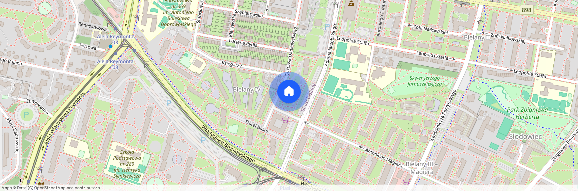 Bielany, ul. Gustawa Daniłowskiego, Warszawa