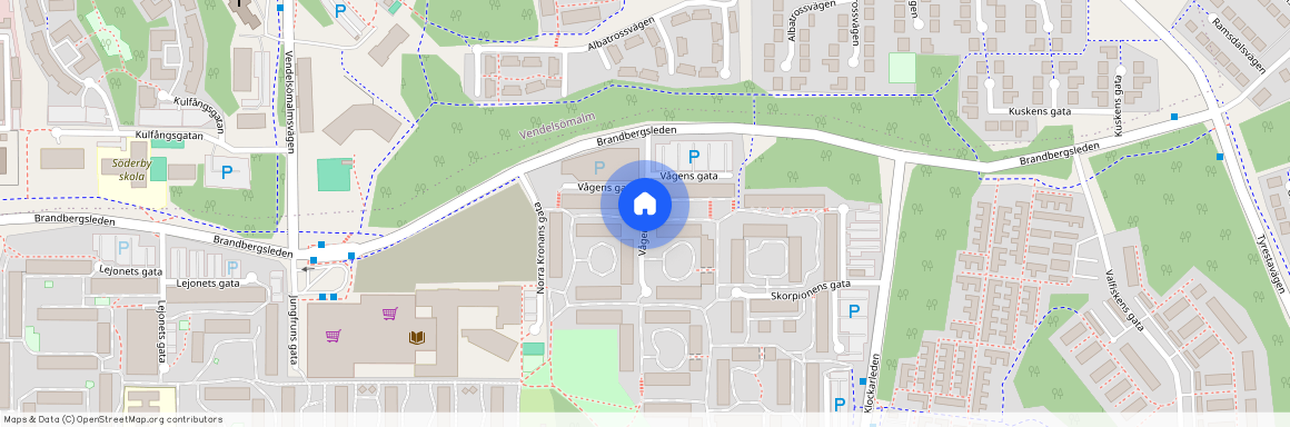 Vågens gata, Brandbergen