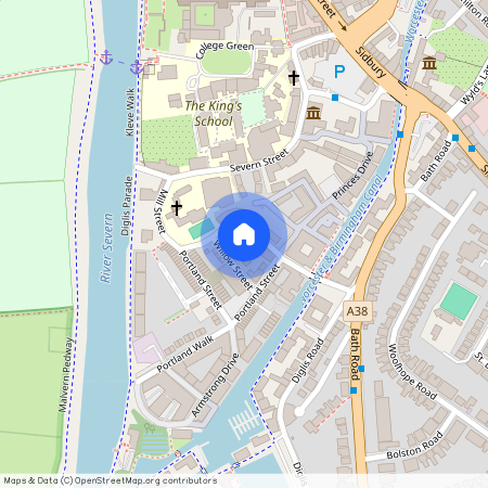 Mill Street, Diglis, Worcester, WR1