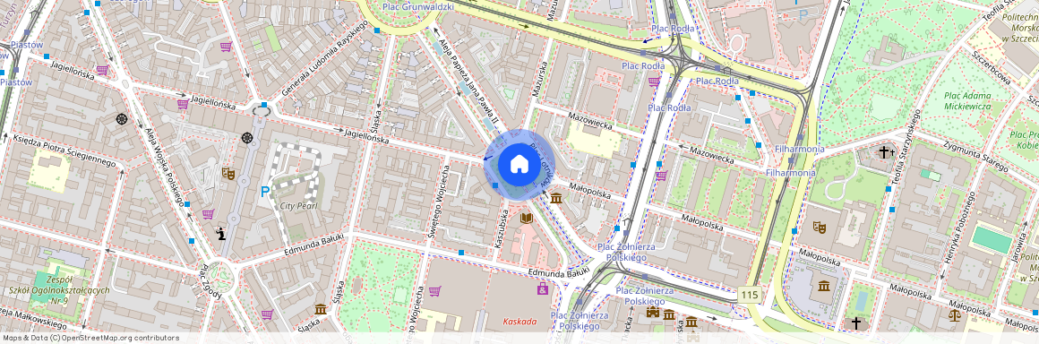 ul. Miedziana, Centrum, Śródmieście, Szczecin, zachodniopomorskie