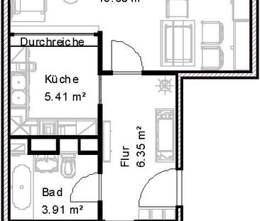 Wohnungsangebot Widderstraße 7 - Photo 1