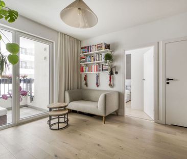 Eleganckie i ciche 2pok mieszkanie w nowym budynku 34.39 m² - Фото 1