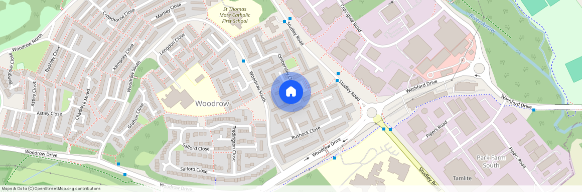 Ombersley Close, Redditch, B98