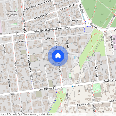 ul. Zieleniecka, Ząbki, wołomiński, mazowieckie