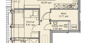 Modern Wohnen in Stadtvilla: Hochwertige 3,5-Zimmer-Neubau-Wohnung mit Sonnenbalkon - Photo 1