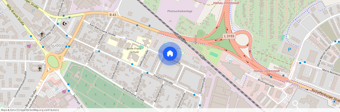 Limesstr. 5b, 63450 Hanau OT Innenstadt
