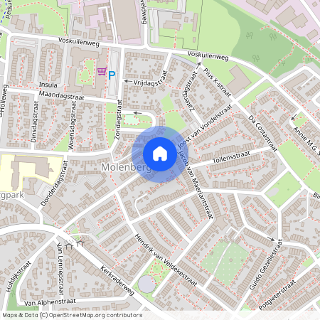 Dr Nolensplein en omgeving, 6416 AR, Joost van Vondelstraat, Heerlen