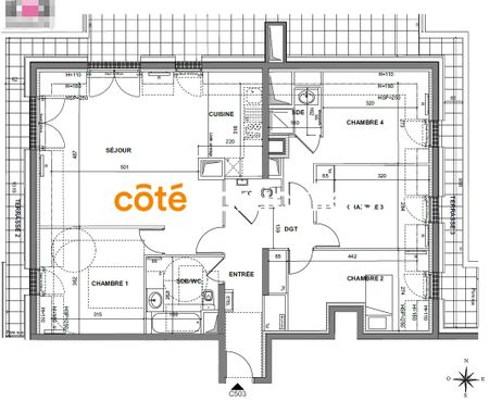 Chambre à louer dans 5 pièce(s) 12.35m2 avec grande terrasse - Photo 2