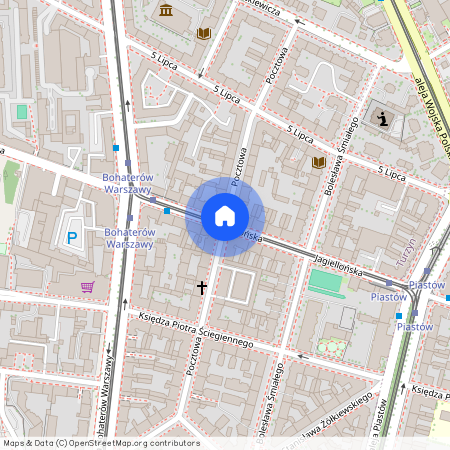 ul. Pocztowa, Turzyn, Śródmieście, Szczecin, zachodniopomorskie