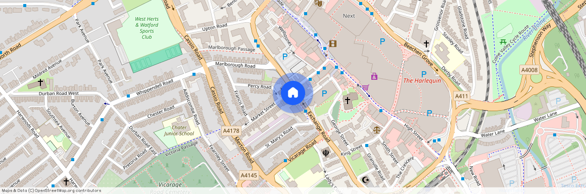 The Roof Gardens, Watford WD18