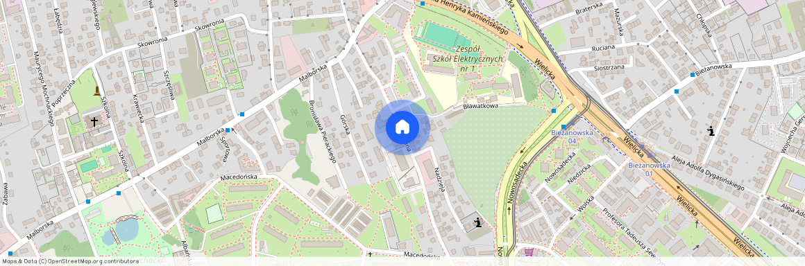 ul. Alfreda Dauna, Wola Duchacka, Podgórze Duchackie, Kraków, małopolskie