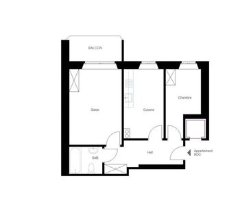 Charmilles - Joli appartement avec balcon - Foto 2