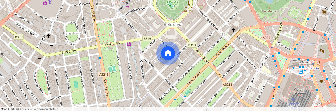 Eaton Place, Belgravia, SW1X