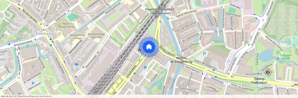 Stationskwartier, 2316 XD, Schipholweg, Leiden