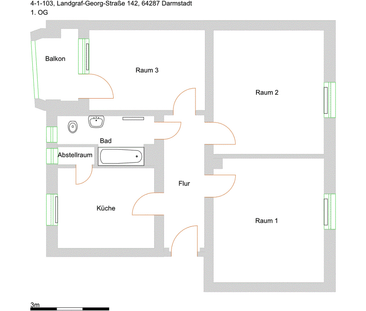 3-Zimmer-Wohnung direkt am Ostbahnhof! - Foto 2