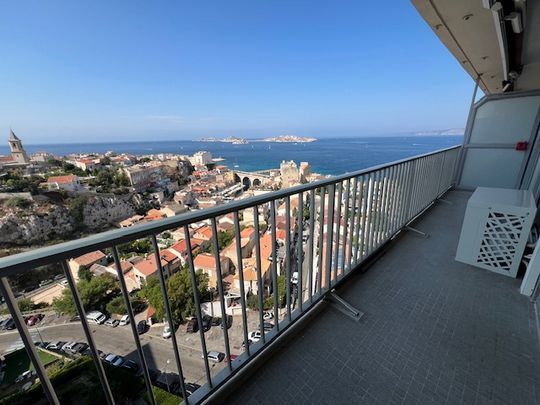 LOCATION APPARTEMENT MEUBLÉ TYPE 4 88M2 BALCON FILANT SPLENDIDE VUE MER ET VALLON DES AUFFES 35 BD CIEUSSA 130 - Photo 1