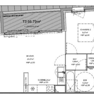 Appartement T3 à louer - 66 m² - Photo 3