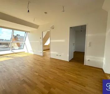 Provisionsfrei: Traumhafter 71m² DG-Erstbezug + 7m² Terrasse im topsanierten Altbau - 1100 Wien - Photo 1