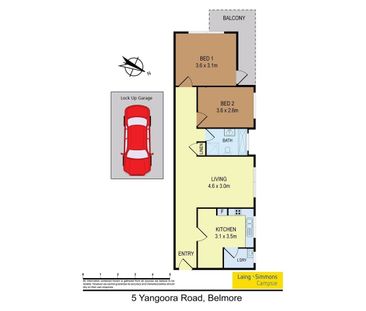 Tidy Updated Top Floor Front 2 Bedroom With Garage - Photo 3