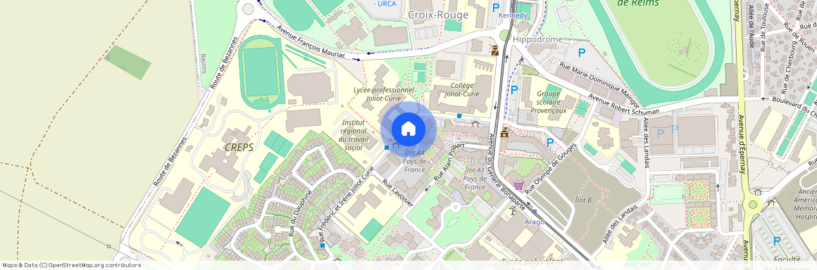 23 Rue Frédéric et Irène Joliot Curie, 51100 Reims, France