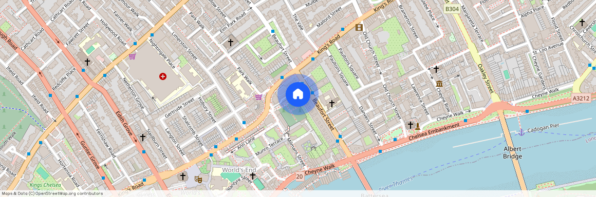 Beaufort Mansions, Chelsea, London, SW3