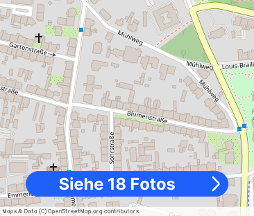 ruhige 2- Raumwohnung – Maisonette – im Erdgeschoss mit Terrasse un... - Foto 1