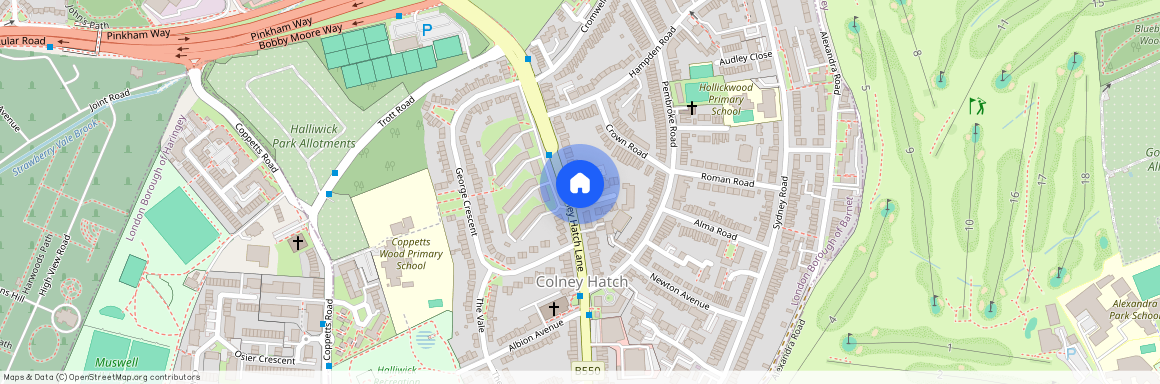 Colney Hatch Lane, Muswell Hill, N10, London