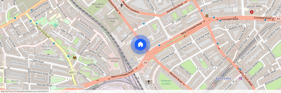 Shaftesbury Place, 135 Warwick Road, London, W14