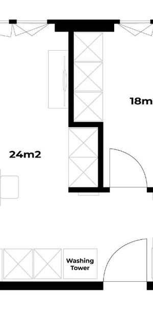 2.5 Zimmer, 40 m², 3. Stock - Photo 2