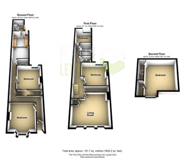 4 bedroom terraced house to rent - Photo 2