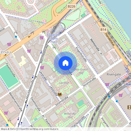 Salzachstr., Nähe Lorenz-Böhler Spital, Vorgartenstraße, 1200, Wien