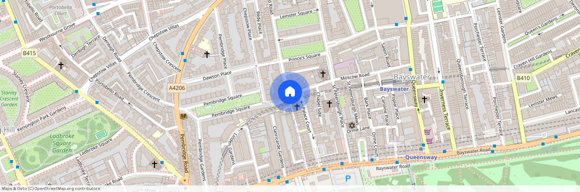 Prince Edward Mansions, Moscow Road, London, W2