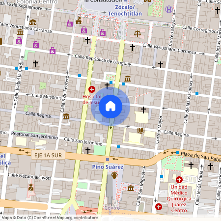 José María Pino Suárez #45, Colonia Centro (Área 2), C.P. 06010, Df / Cdmx