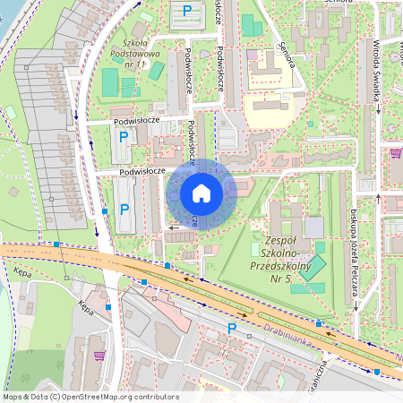 ul. Podwisłocze, Nowe Miasto, Rzeszów, podkarpackie