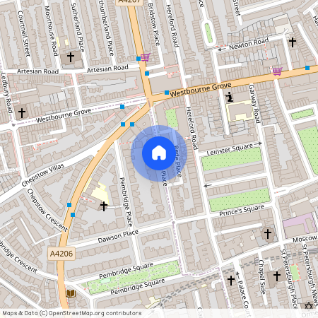 Chepstow Place, Notting Hill, London, W2