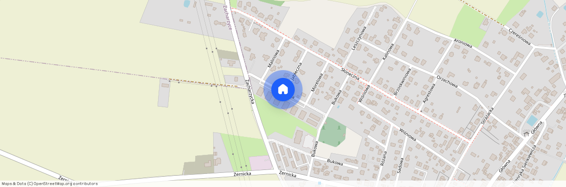 ul. Kasztanowa, Święta Katarzyna, Siechnice, wrocławski, dolnośląskie