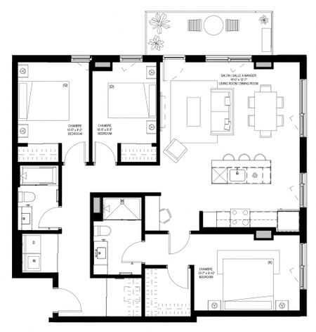 Place St Charles - Plan BB - Photo 3