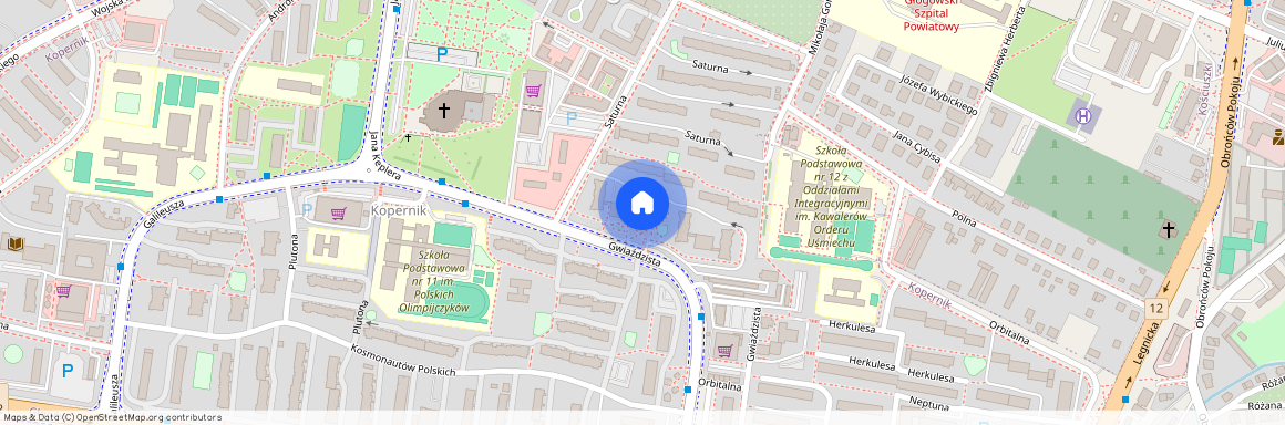 ul. Gwiaździsta, Głogów, głogowski, dolnośląskie