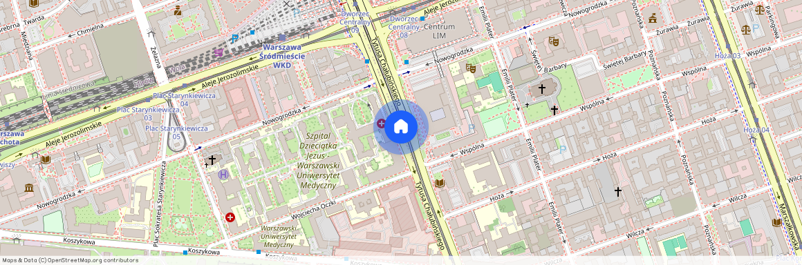 ul. Tytusa Chałubińskiego, Śródmieście Południowe, Śródmieście, Warszawa, mazowieckie