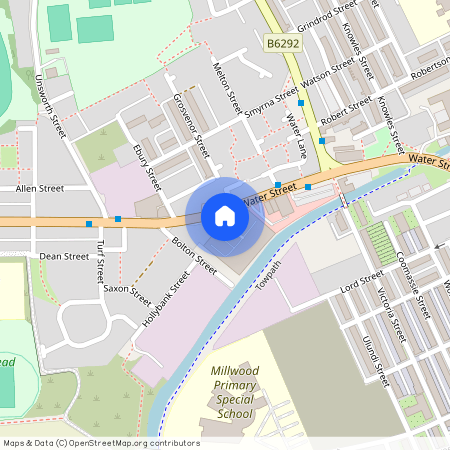 Canalside, M26, Manchester