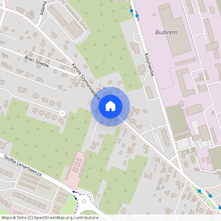 ul. Karola Szymanowskiego, Zagórze Północ, Sosnowiec, śląskie