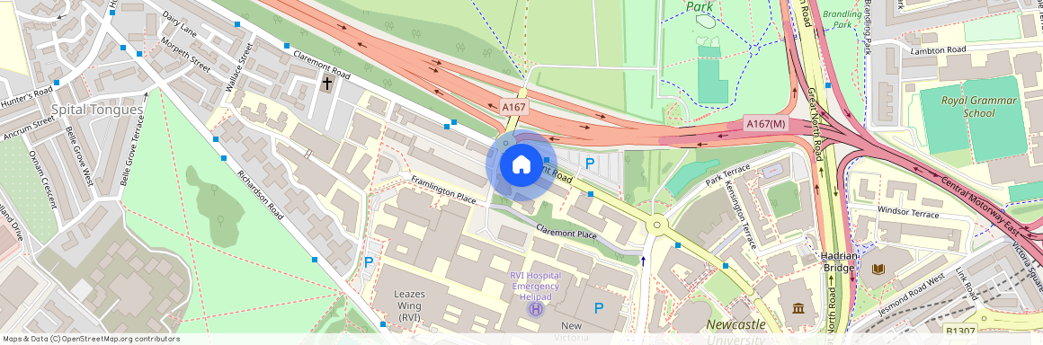 Plot Claremont Place, Classic Smaller 2 Bed Apartment - Shared Bathroom at Nationwide, Claremont Road NE2