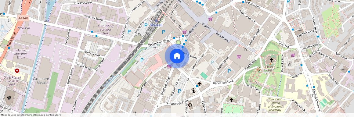 Bradford Street, Walsall WS1