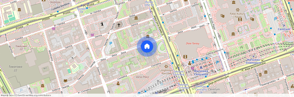 Warszawa, Śródmieście, Złota, 65A