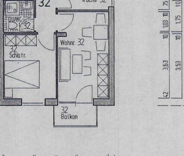 2-Zimmer-Wohnung in 2er-WG – saniert & mit Balkon - Photo 1