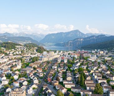Pilatus Tower Kriens: 2.5-Zimmer-Wohnung im 31. OG mit Blick auf de... - Photo 3