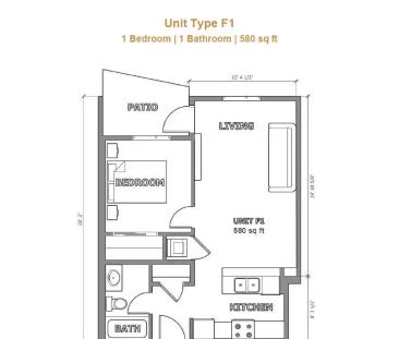 The Rivana — 1-Bedroom / 1-Bathroom - Photo 6
